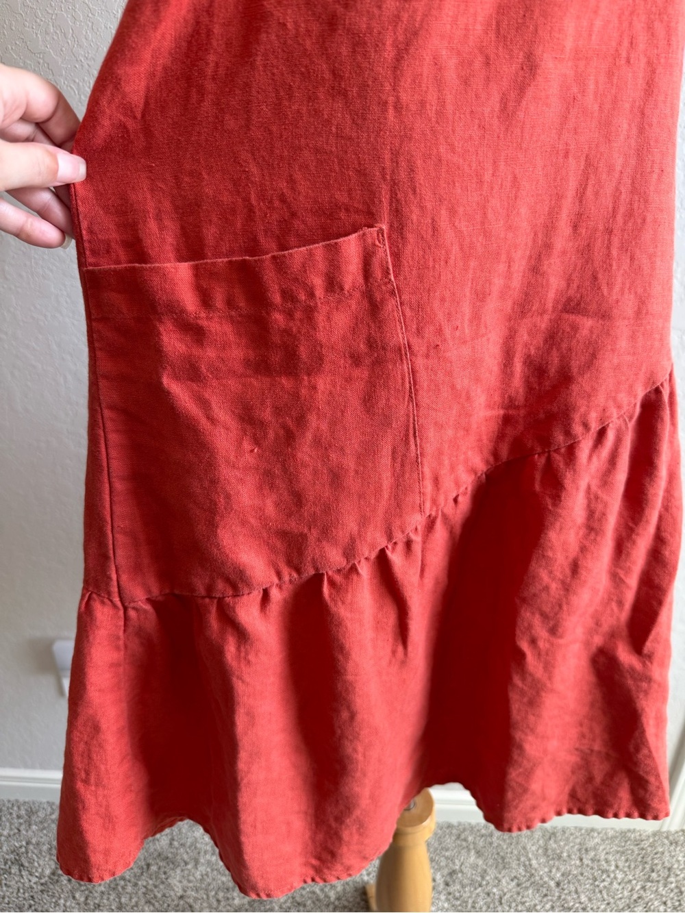 Garnet Hill Euro Summer Linen Tank Dress - Picture 6 of 9